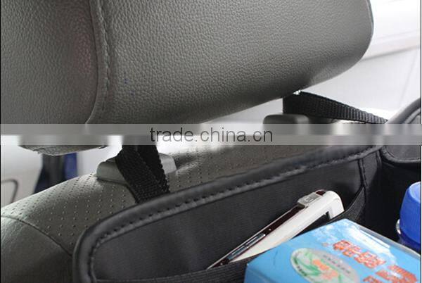 Multi Functions Black Big Volume Organiser Storage Bag For Auto Car Seat