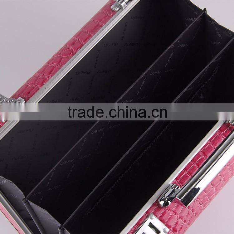 Personalized Custom Combination Lock Hard Side Cosmetic Case