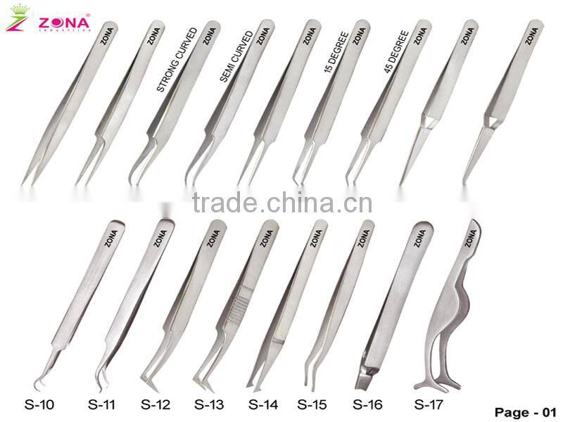 Volume Lash Tweezers For 2D,3D,4D,5D,6D,7D & 8D Lashes & Eyebrow Tweezers Sets From ZONA PAKISTAN