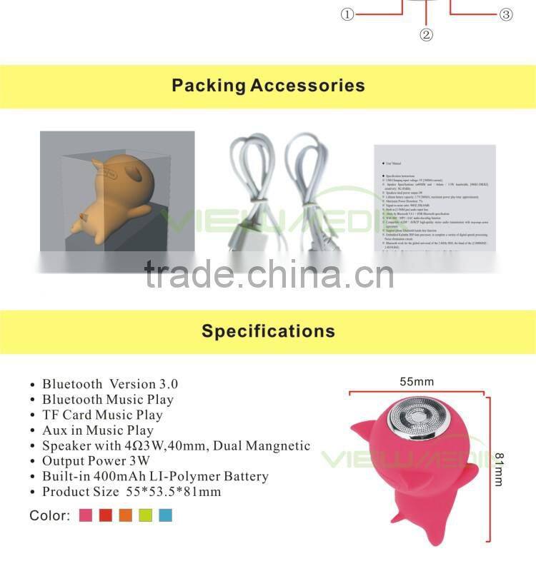 wholesale china import speaker speaker bluetooth Viewmedia Cute Speaker