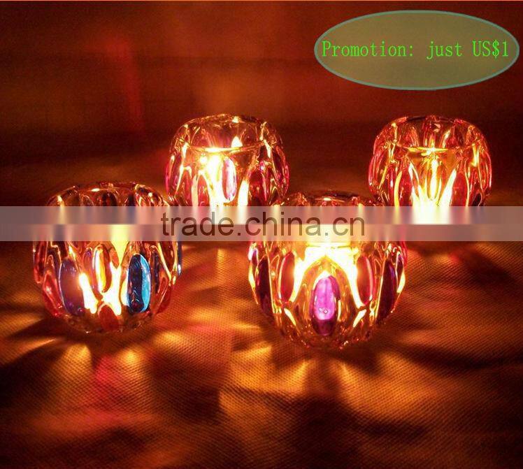 My GOD! Just US$1 !!!crystal tea light candle holder for wedding gift ,wedding decoration