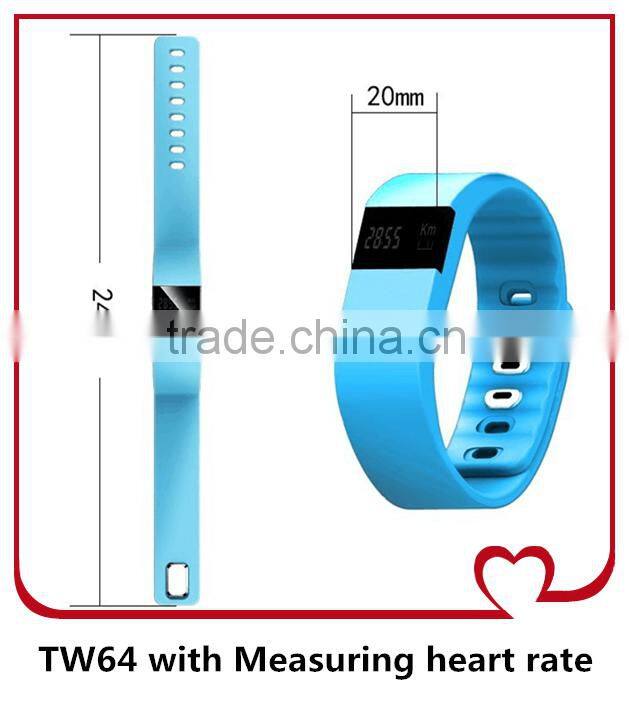 Jw86 heart rate Smart bracelet Wristband Fitness tracker Bluetooth 4.0 fitness Watch for ios android better than Tw64