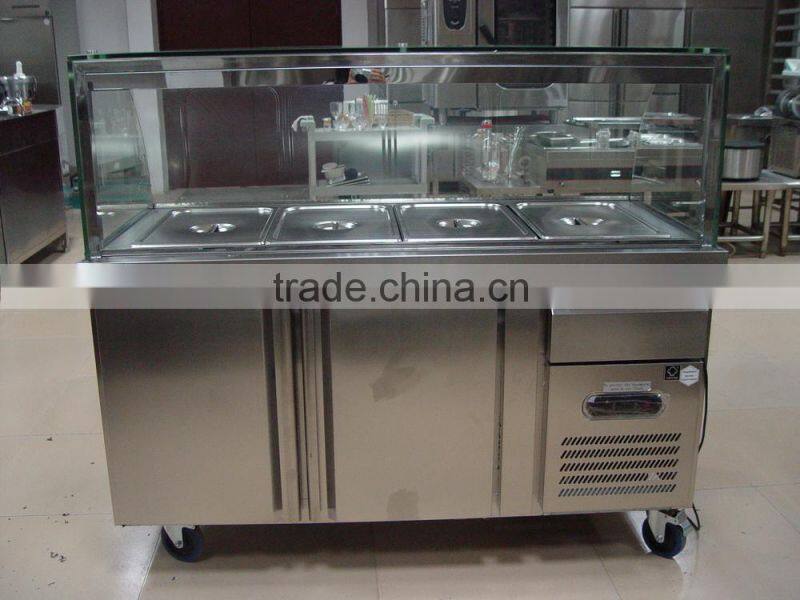 Luxurious salad bar refrigerator sale