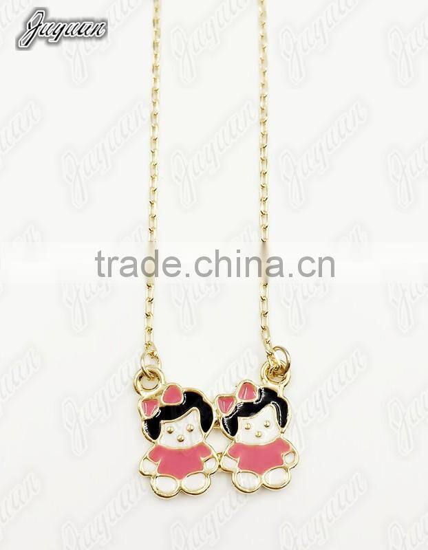 Juyuan Fashion 18K Gold Three Color Crystal Glue Baby Set