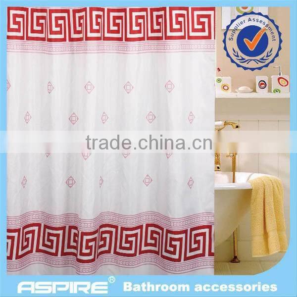 textile curtain for bathroom