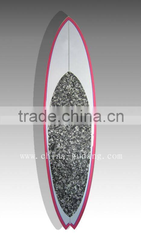 peach color supboard fiberglass stand up paddle board EPS sup board surfboard