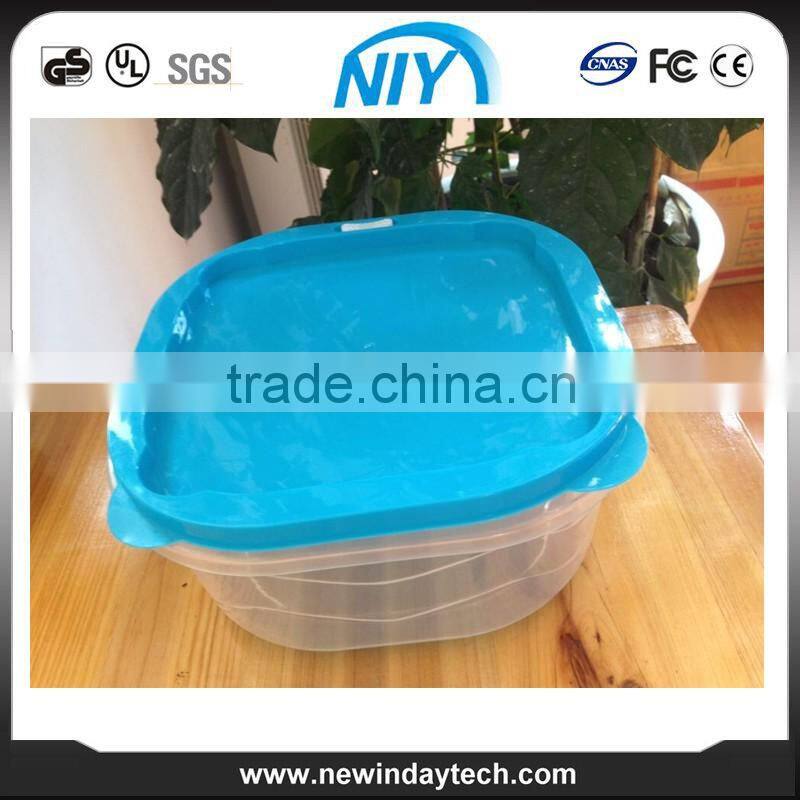 7 sets microwave plastic food preserving box, container with colorful lid