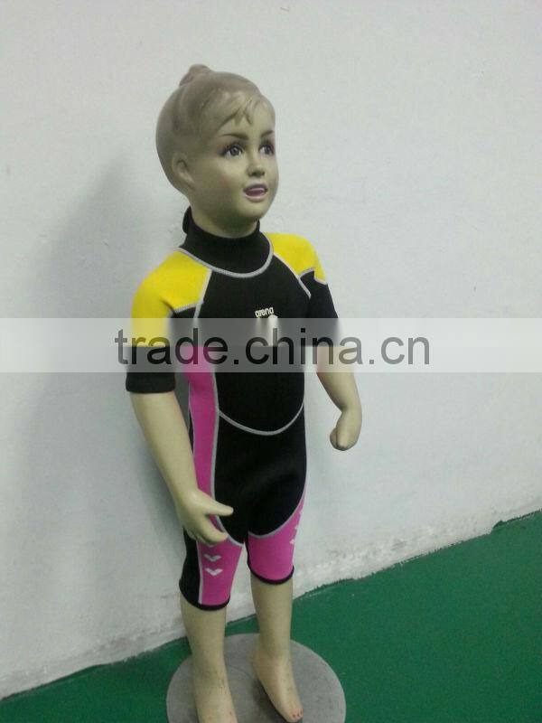 2014 fashion and top design diving suit for kids