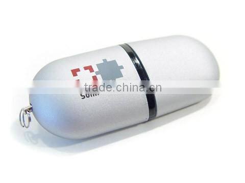Hot Sale High Quality Plastic Capsule shaped USB OEM free service (U-101)