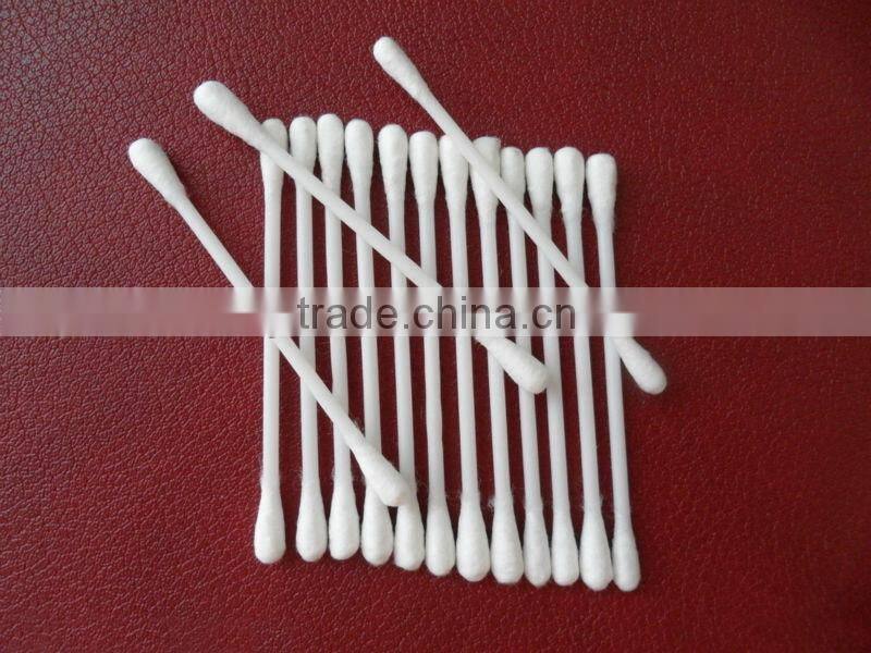 Hot sale 0.078 USD/bag 100pcs wooden stick cotton buds