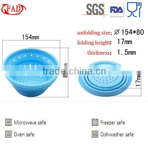 Leaky Bowl, Silicone Multifunctional Bowl, Kitchen Tool