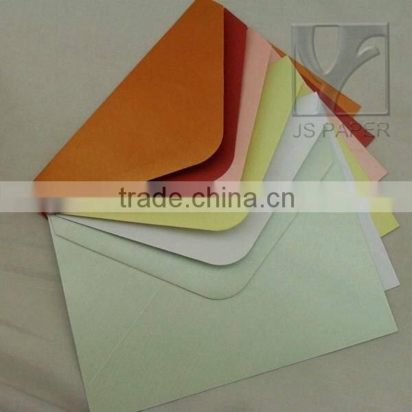 Colored Square Pearl Paper Invitation Envelopes