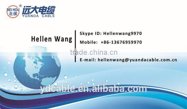 copper conductor 3x2.5mm2 power cable with 3 cores and XLPE insulation PVC jacket