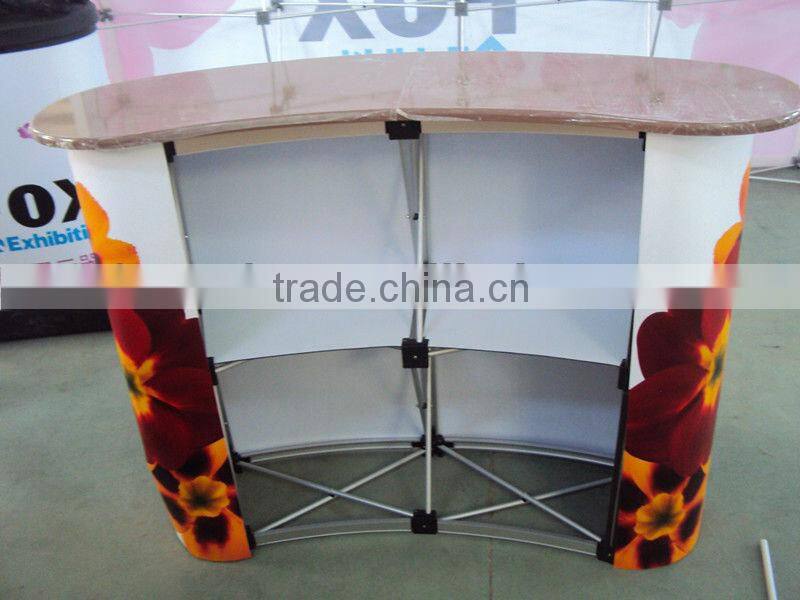 Folding Pop up promotion table supermarket trade show booth