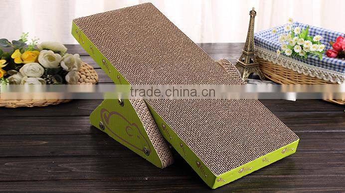 Aimigou New design Cardboard cat scratcher cat scratching board wtih catnip