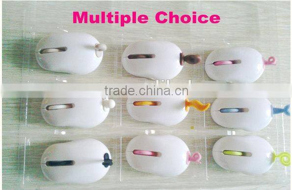 Animal Tail cute wireless computer optical mouse