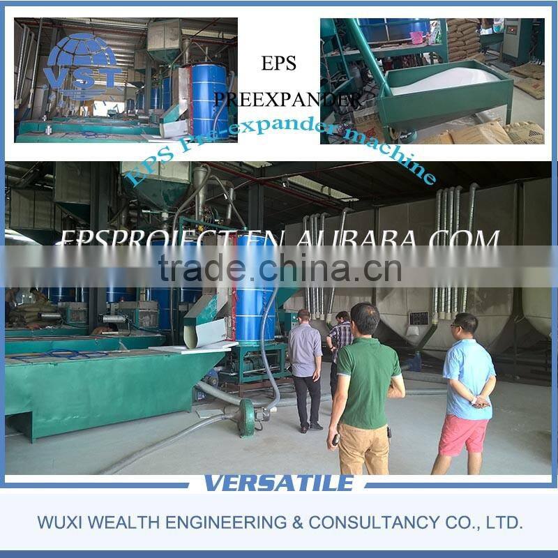 EPS foam pre-expander machine with ISO9001