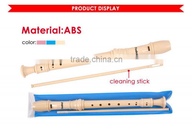 New Design Different Colors ABS Flute with Cleaning Stick