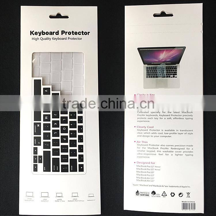 Eco-friendly TPU custom laptop keyboard cover for microsoft surface type cover skin