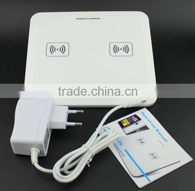 2015 new arrival best quality with CE FCC RoHS Certification of qi wireless charger for mobile phone