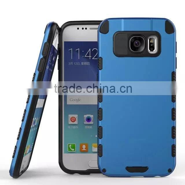 For Samsung Galaxy S6 Hybrid TPU Case, Shockproof Hard Case for Samsung S6 Protective PC Slim Cover