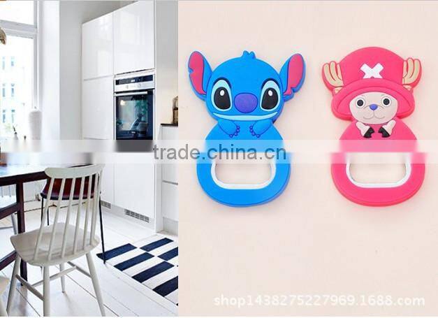 Promotional PVC Beer Bottle Keychain, Cheap Bulk Cola Bottle Opener