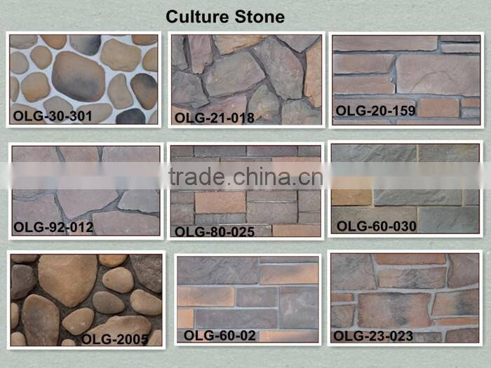 artificial decorative stone for wall cladding