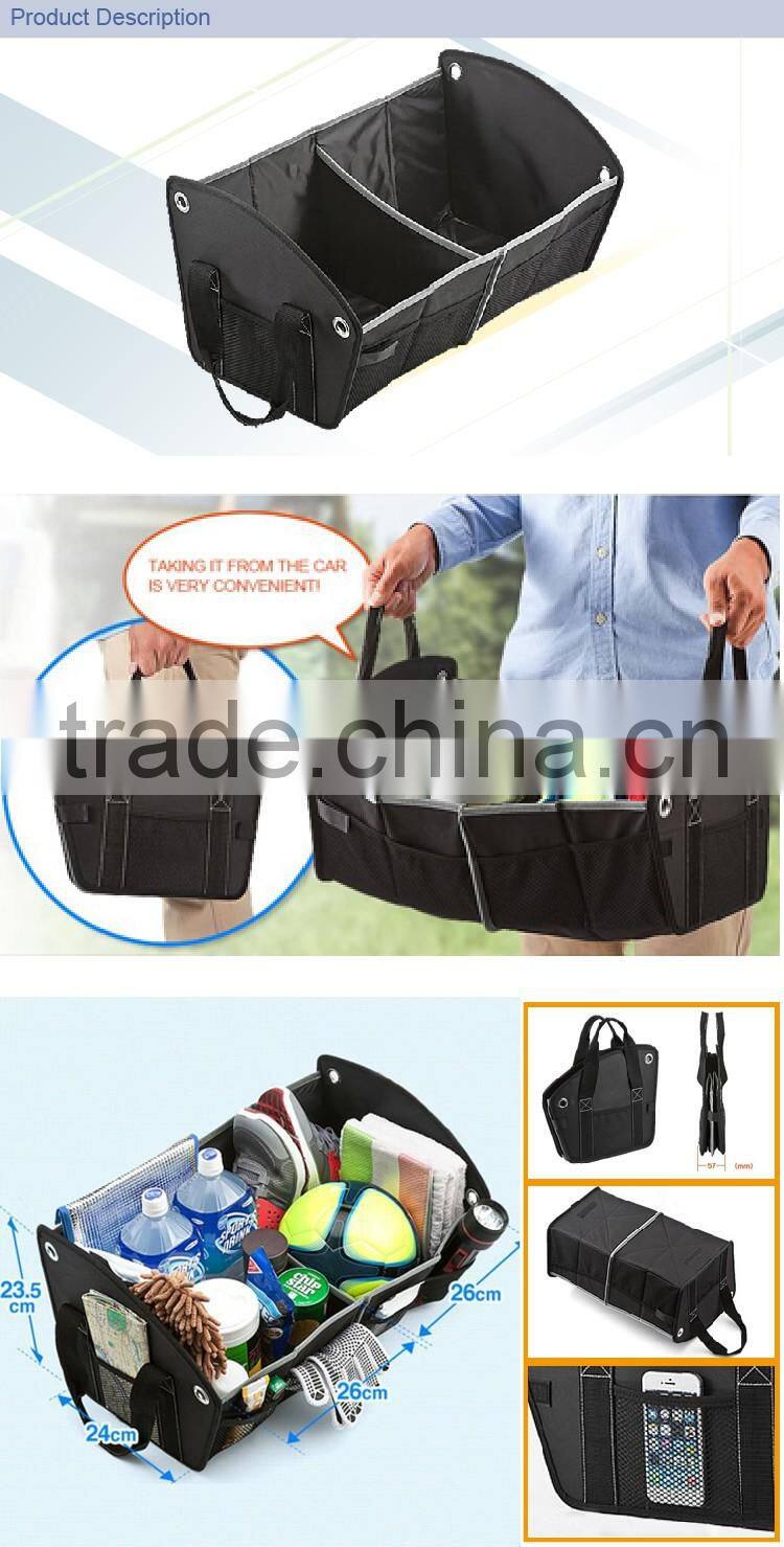 Foldable Car Storage Box Folding fabric Car Trunk Organizercar trunk organizer box