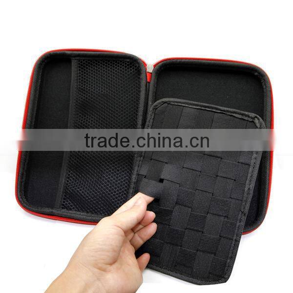 in stock, Big carrying case for ecig oil, vape pen, vape mod, ecig 18650 battery, atomizer case Leather carrying case