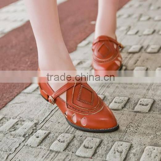 latest fashion loafer shoes ladies low heel boats shoes for women CP6475