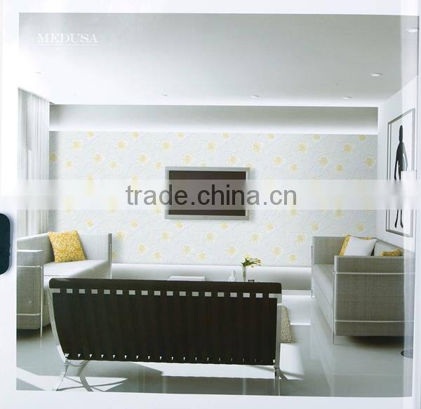 vinyl wallpaper with Chinese beautiful flowers