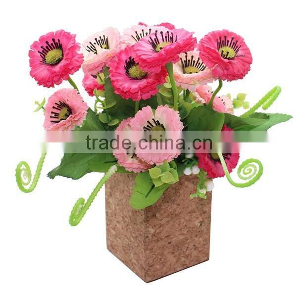 Boshiho New Vegan Brown Cork Pencil Case Pen Holder