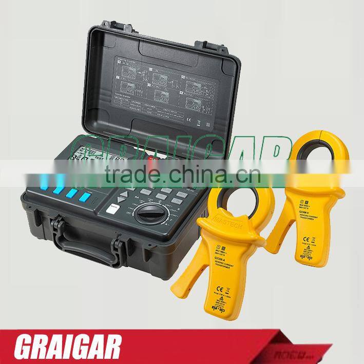 MS2308 Intelligent advanced Earth Resistance Tester,clamp earth resistance tester with usb communication