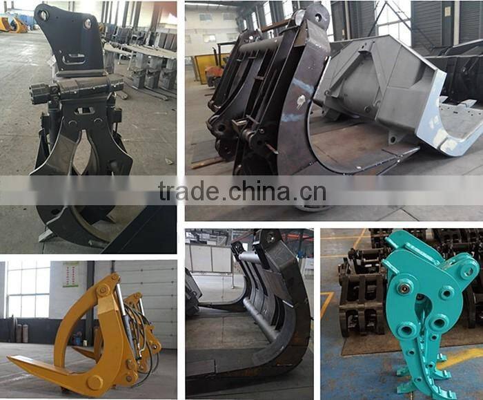 Customized PW95R-2 Excavator Log Grapple, PW95 Wearable Log Fork for sale