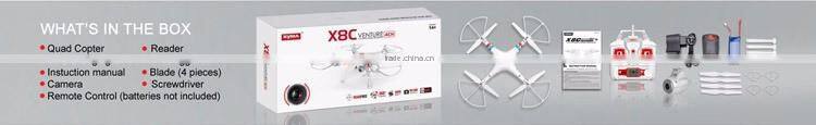 2016 Newest Syma X8C Venture New Package 4 Channel 2.4G RC Quadcopter with HD Camera 6 Axis 3D Flip Fly UFO