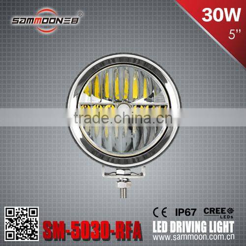 5 Inch 30W Round LED Driving Light work light NEW 2015 SAMMOON HOT SALE