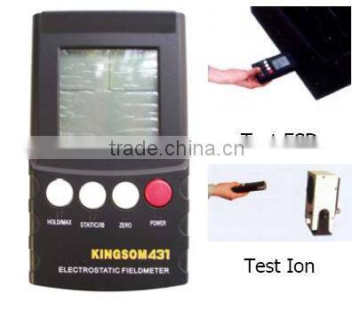 High quality LCD guide light digital Fieldmeter KS-431 compact electrostatic filedmeter