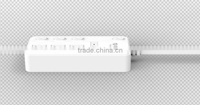 Original 4 Usb Power Strip with 8 Power Socket For Home / Office Charging