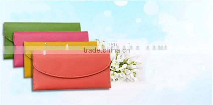2016 Custom Wonder Wallet Ladies Leather Red Clutch Bifold Purse Wallet