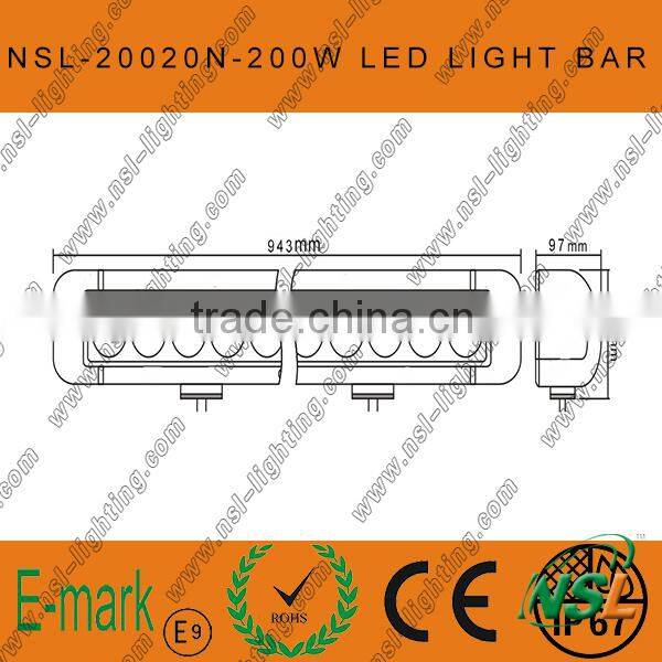 38inch 200W C REE car LED light bar off road LED work light