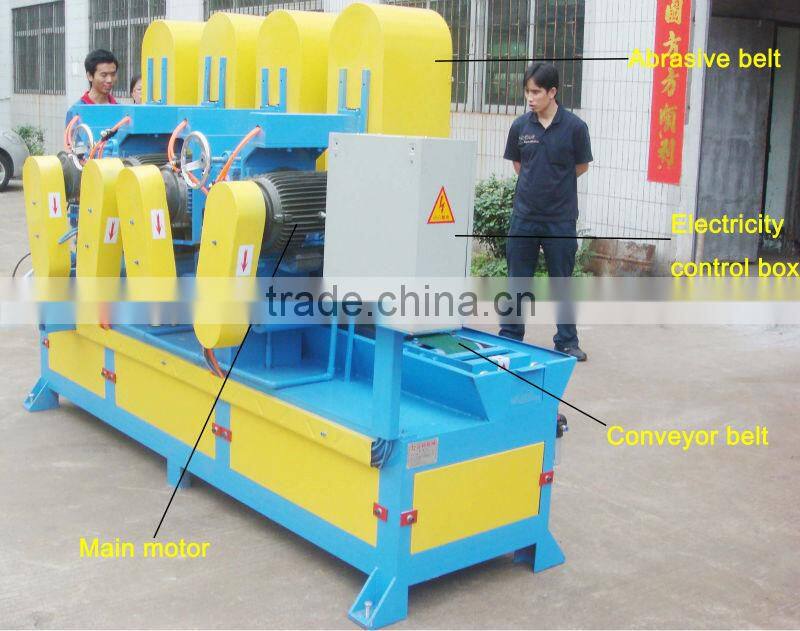 Wet type high quality phone accessories abrasive belt grinding machine