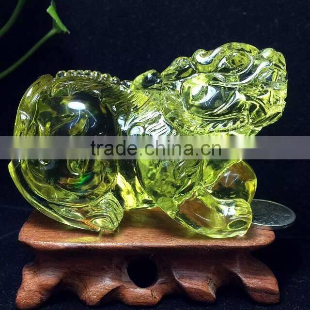 Hot sale business gift Nature citrine crystal The mythical wild animal