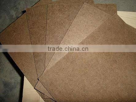 1220*2440*2.5mm dark brown embossed hardboard