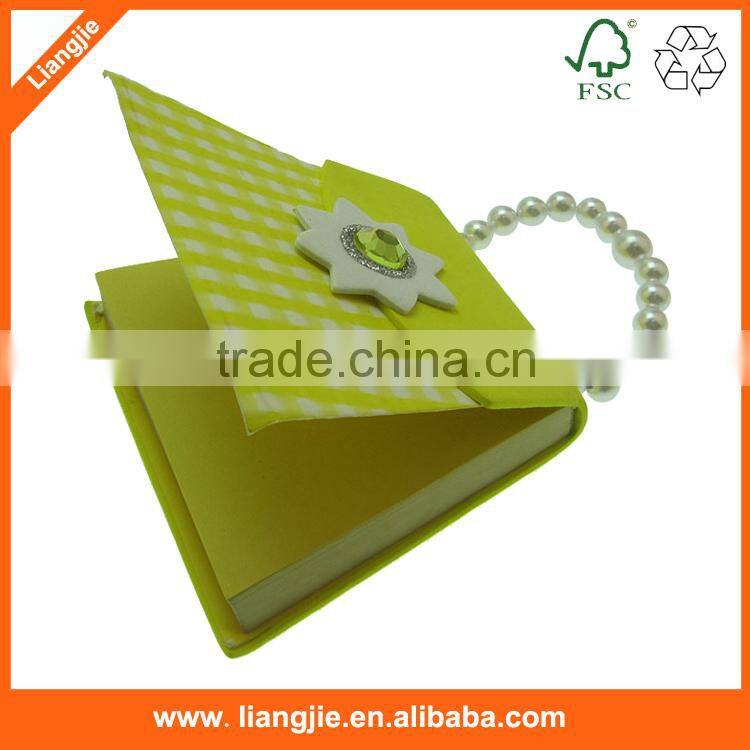 Hot sell novelty notepads, Bag shaped die cut notepad for kids