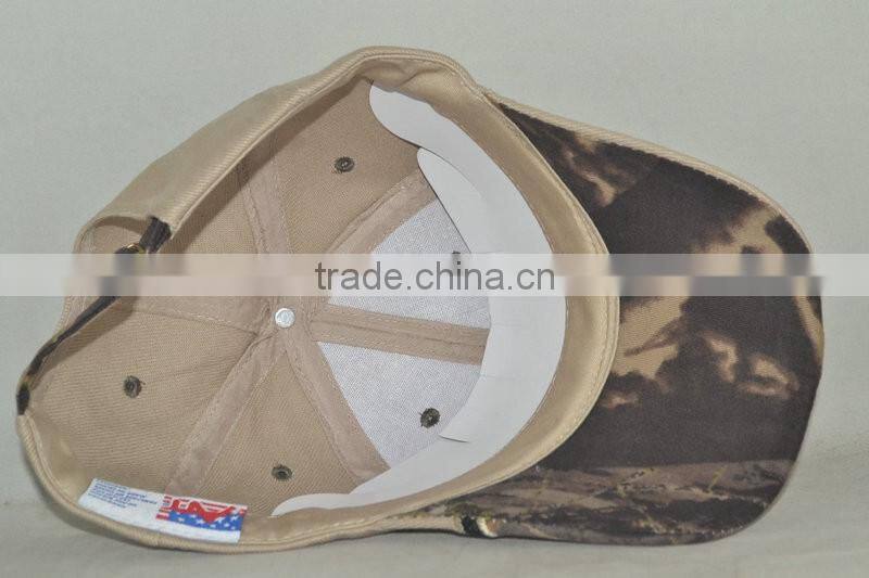 BLANK CAP / BASEBALL CAP / khaki/camo