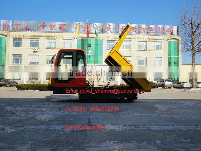 shenwa full rubber track dumper