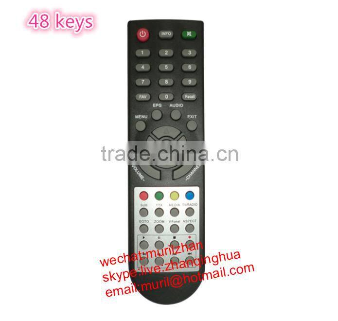 High Quality ZF Black 59 Keys lcd/led remote control for Sony