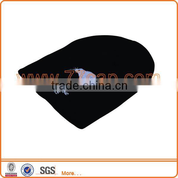 2014 Custom Unique Printed Men's Knitted Hats Beanies with Wowen Label