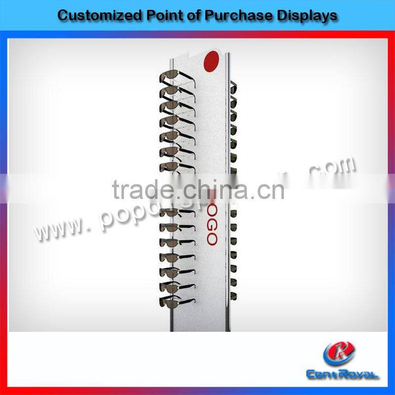 Fashion portable metal eyeglass holder