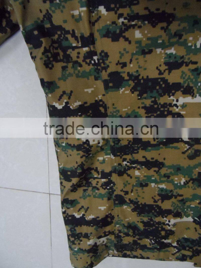 OEM cotton polyester ripstop jordan army green digital camouflage tactical ACU military uniform